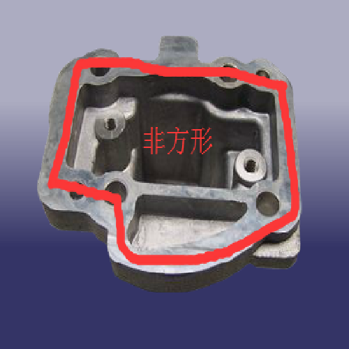 奇瑞512变速箱选换档机构壳体512（非方形）