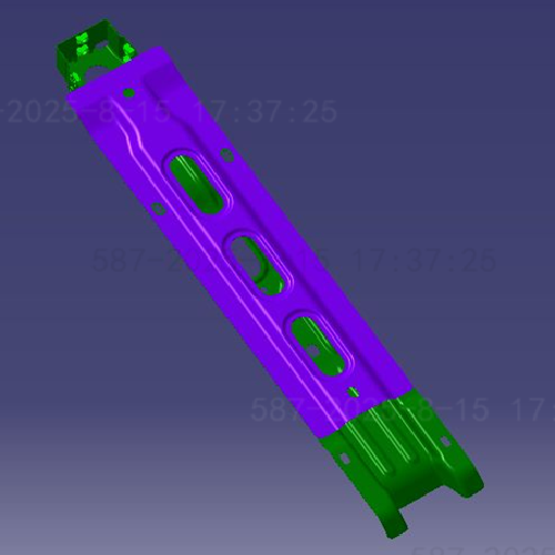 奇瑞瑞虎7T18右水箱横梁安装竖版T15-
