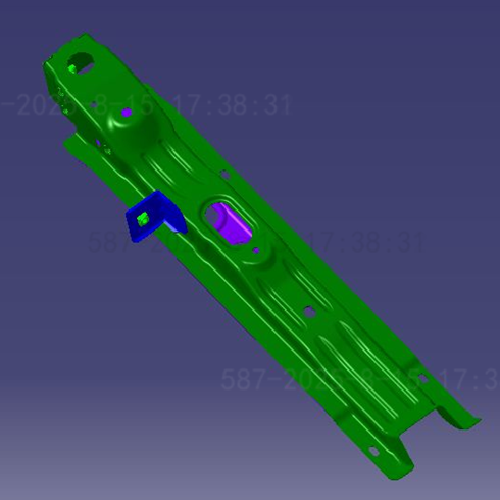 奇瑞瑞虎7T18左水箱横梁安装竖版T15-